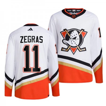 Män Ishockey Anaheim Ducks tröja Trevor Zegras 11 Adidas 2022-23 Vit Reverse Retro 2.0 Authentic Män Ishockey Anaheim Ducks tröja Trevor Zegras 11 Adidas 2022-23 Vit Reverse Retro 2.0 Authentic